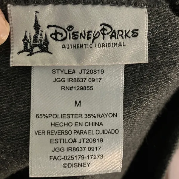 Disney Parks Lightweight Sweatshirt, Medium - Image 5