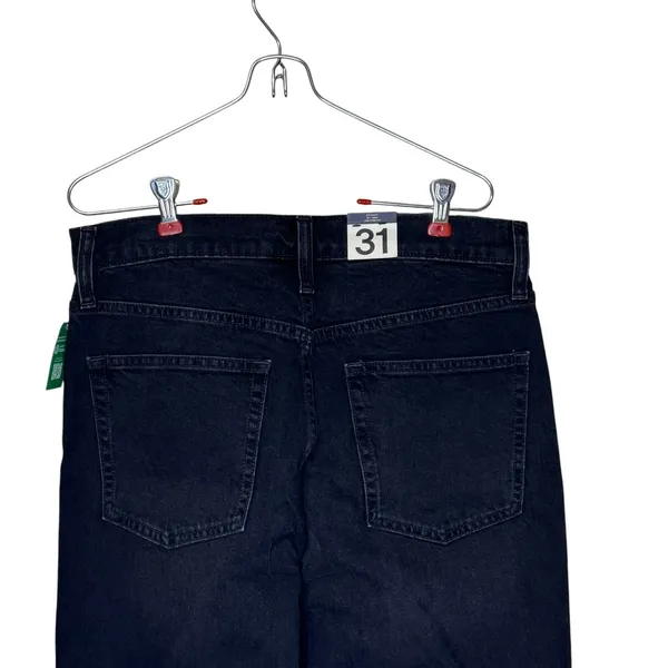 Gap Women's Jeans Cheeky‎ Straight Sky High Low Stretch Denim Black Size 31 NWT - Image 7