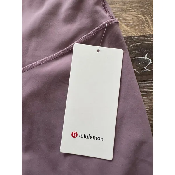 Lululemon Wunder Under SmoothCover High Rise 25” Lavender Lux Size 4 NWT - Image 5