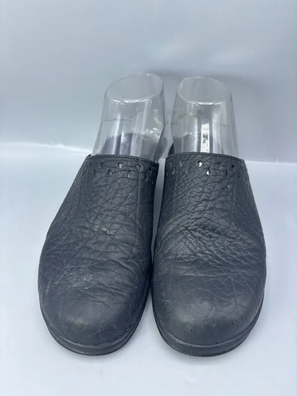 Mephisto Air-Relax Comfort Shoes Womens US 8 Black Leather Round Toe Slip On - Image 3