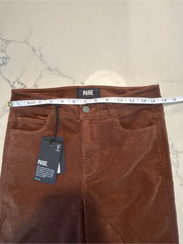 Paige Cindy High-Rise Straight Corduroy Pants size 25 NWT - Image 7