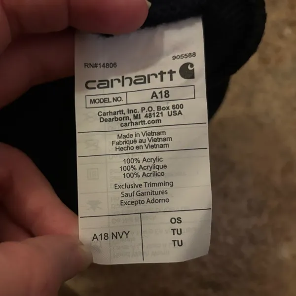 NWT Carhartt Knit Cuffed Beanie OS - Image 3