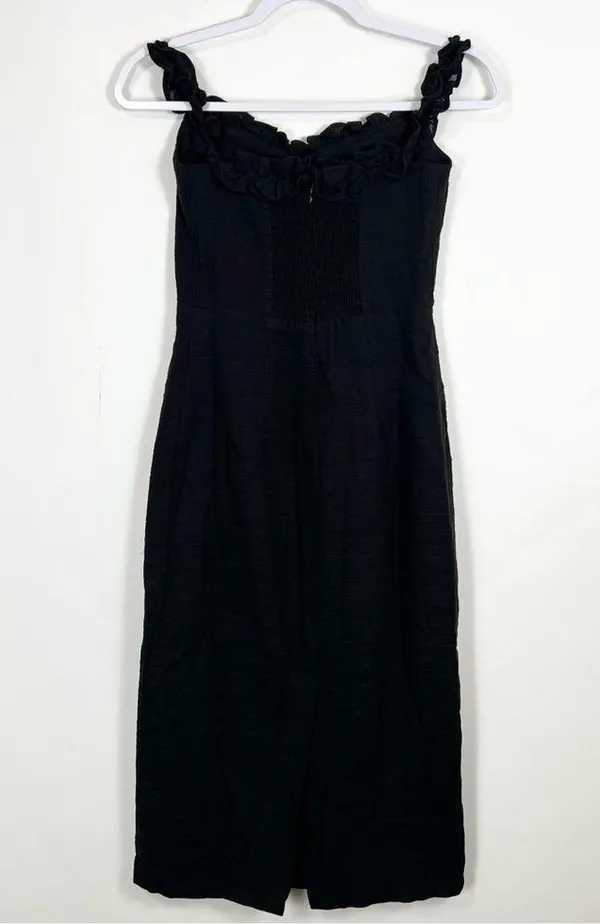 Petal and Pup Florez Off Shoulder Midi Length Dress Black Size 2 - Image 10