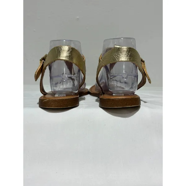 Steve Madden gold flat sandals  Size 8 - Image 7