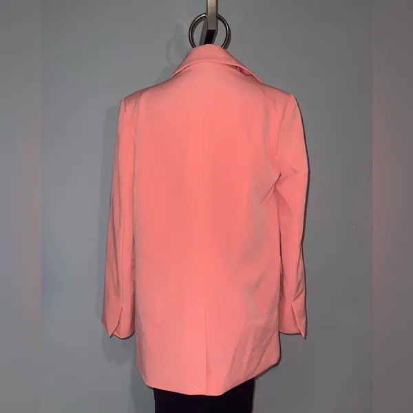 STEVE MADDEN Double Breasted Blazer suit jacket PEACH ROMANCE XSmall - Image 3