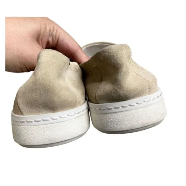 Franco‎ Sarto Loafers Size 9.5 Tan Slip On Leather Suede Shoes - Image 8