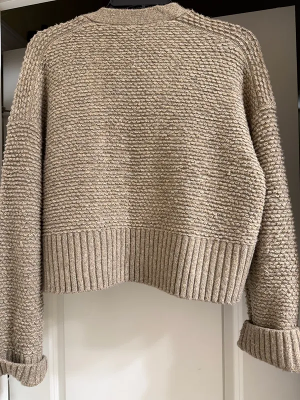 Abercrombie tan cardigan - Image 6