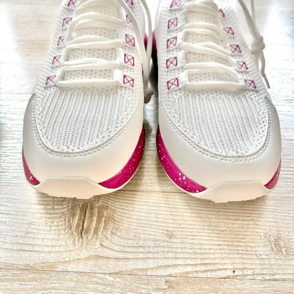 Stroll Women's Sport Knit Golf Shoes White/Pink Speckle Size 8.5 - Image 5