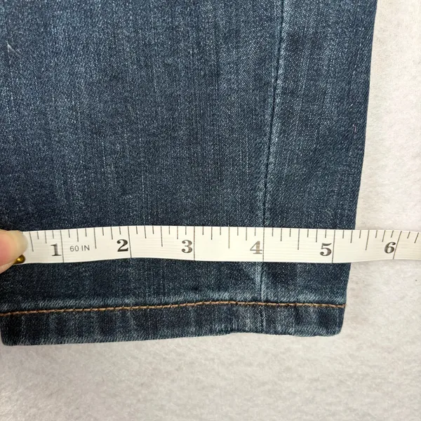 Banana Republic Dark Skinny Jeans Women’s 28/6 Blue Mid Rise Stretch Denim - Image 7