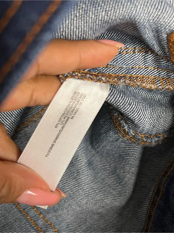 Old Navy Womens Jacket Denim Jean Dark Wash Classic Trucker Style - Image 5