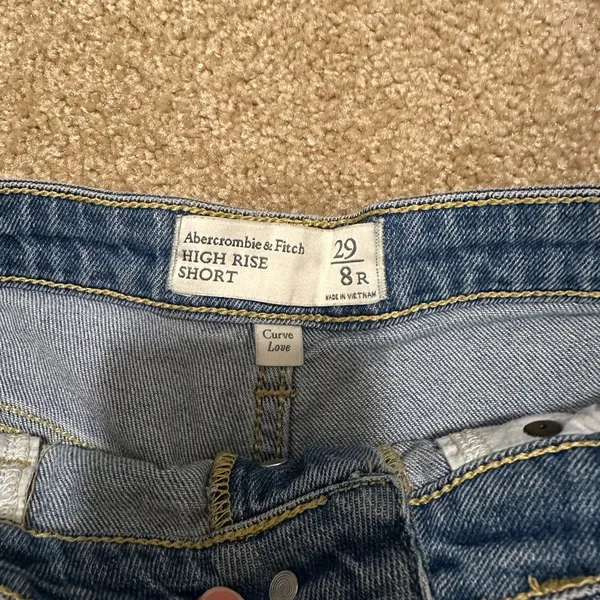 Abercrombie & Fitch High Rise Short Curve Love Size 29 - Image 7