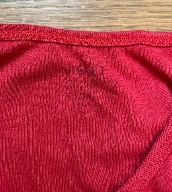 Brandy Melville Red Crop Top - Image 2