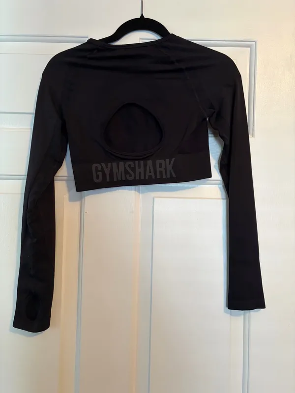 Gymshark Crop Long Sleeve Top Seamless - Image 3