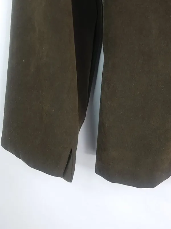 DJ Summers 14 Chocolate Zip Suit Top Plus Funeral - Image 5