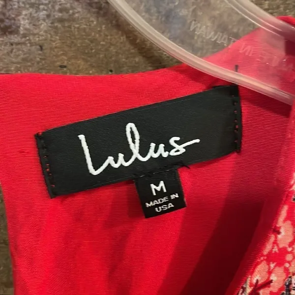Lulu’s Design Major Red Print Swing Dress - Image 2