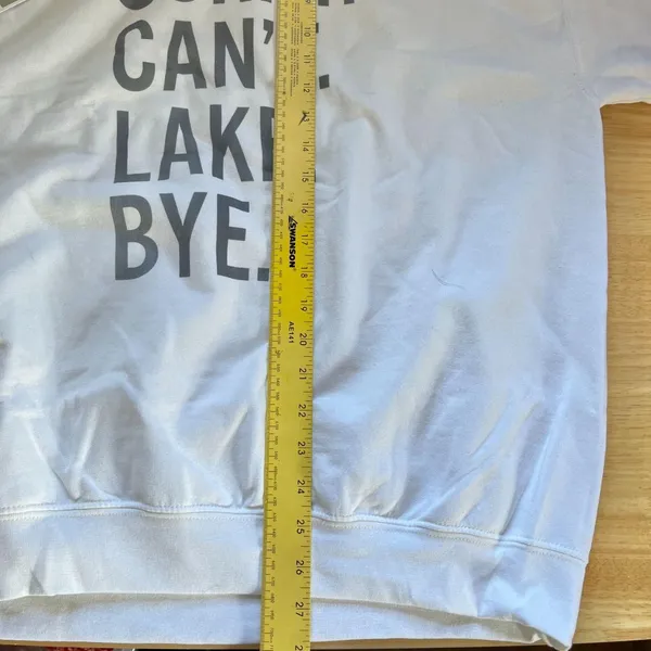 Source Unknown New Sorry Can't Lake Bye Ivy & Cloth Sweatshirt Size L - Image 7