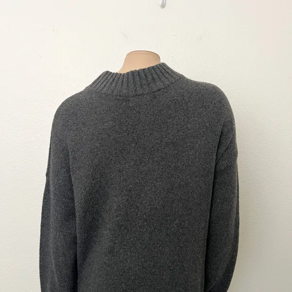 [BP.] Charcoal Gray Mock Neck Long Sleeve Sweater Dress NWT Size Large L - Image 6