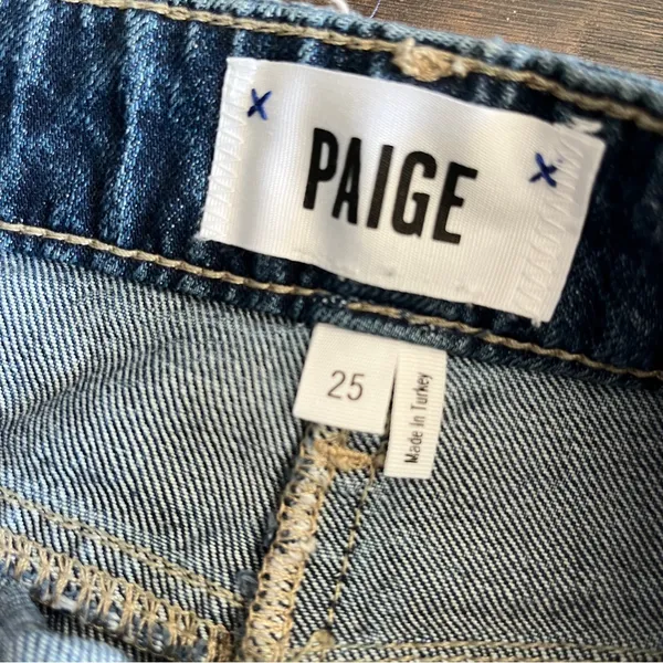 Paige Denim Blue Jean Denim Mini Skirt - Image 7