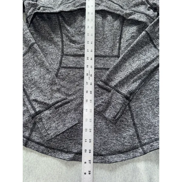 Lululemon Women's Define Jacket Gray Full Zip Long Sleeve Activewear Sz 10 - Image 9