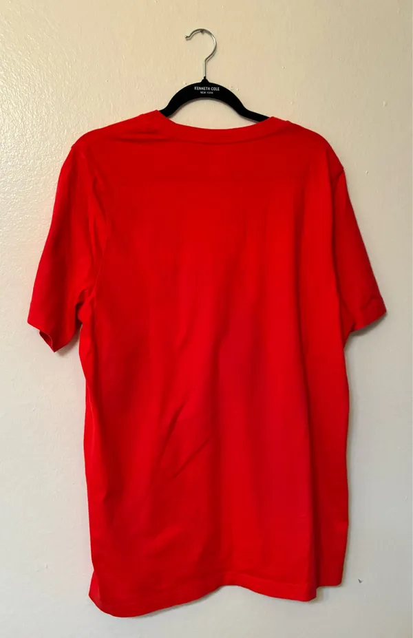 Adidas red mens y-shirt Size l - Image 3