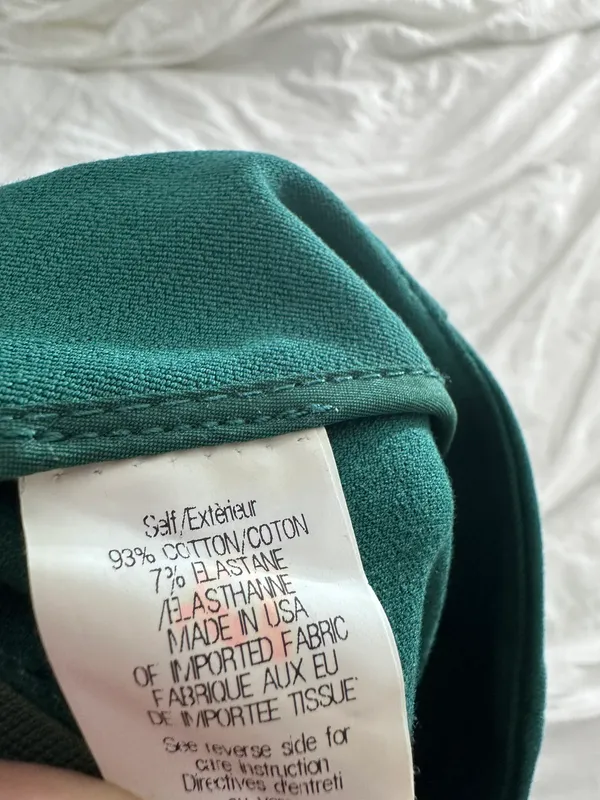 Belissa dark emerald skinny pant slacks - Image 3