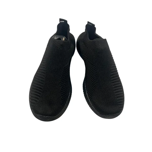 Womens Black Knit Slip On Sneakers Size 39 US 8.5 Sock Walking Shoes - Image 5
