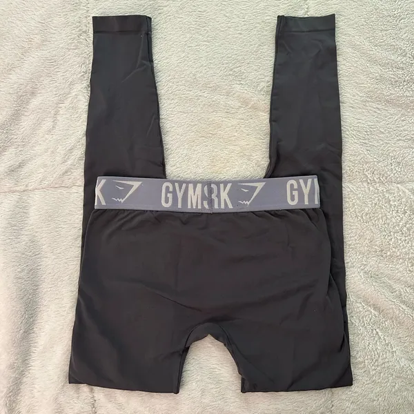 Gymshark Leggings Womens‎ Small Black High Waist Gym Athletic - Image 2