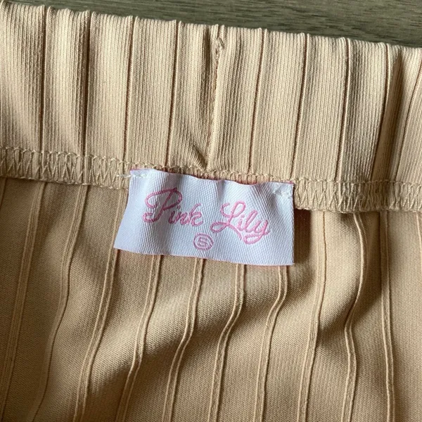Pink Lily Slit Maxi Skirt - Image 3