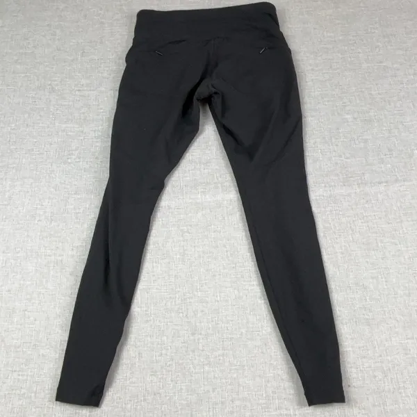 Athleta Leggings Womens Small Petite Black Ankle Side Stripe Stretch Yoga Gym - Image 9