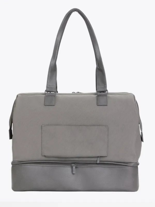 BEIS The Convertible Weekender Bag in Grey - Image 2