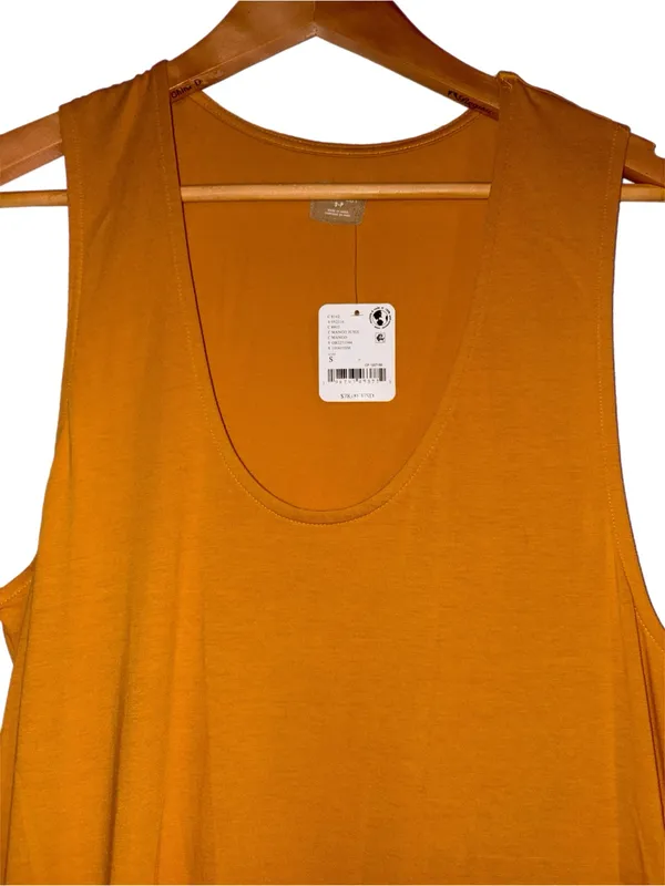 NWT Free People Monika Midi Dress Mango Small - Image 5