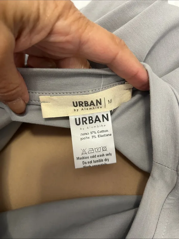 Alembika Urban Boxy Tee Moon Gray Size M - Image 10