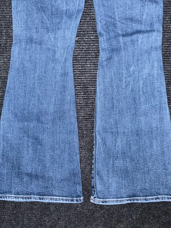 Buckle Black Fit No 53 Flare Stretch Jeans Sz 26x30 Distressed Mid Rise BBW3405S - Image 6