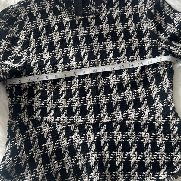 Zara Woman peplum tweed top NWOT - Image 9