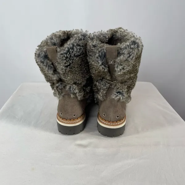 Sam Edelman Blanche Fur Boot‎ in Grey Brown Size 8.5 - Image 8