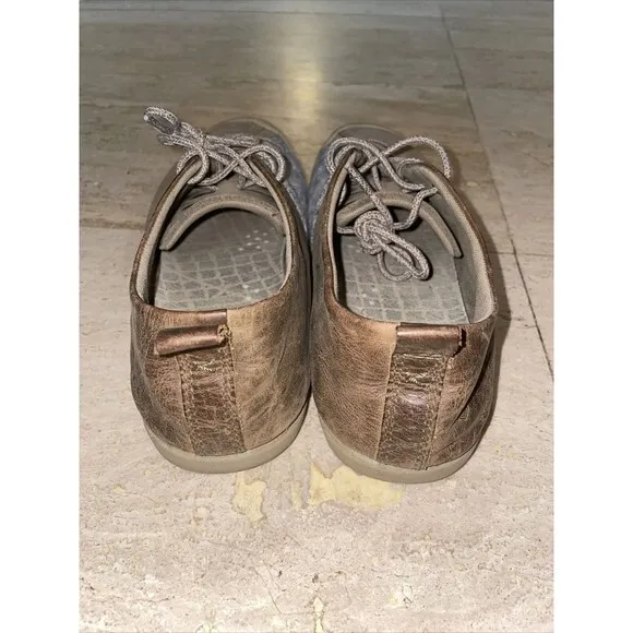 Keen Womens Size 8.5 Lower East Side‎ Lace Women Oxford Sneaker Shoes Brown Gray - Image 5