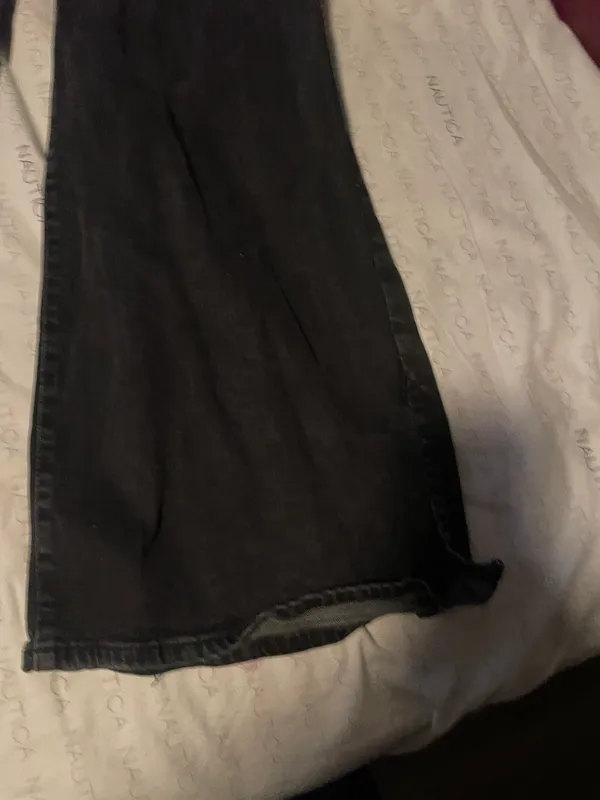 Women Wide Leg Jeans Size 5 - Image 4