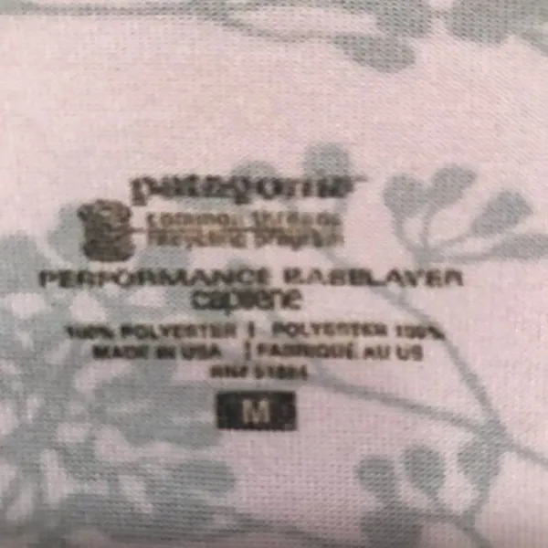 *30off3* NWOT.‎ Patagonia Floral Top. Medium Size.​ - Image 5