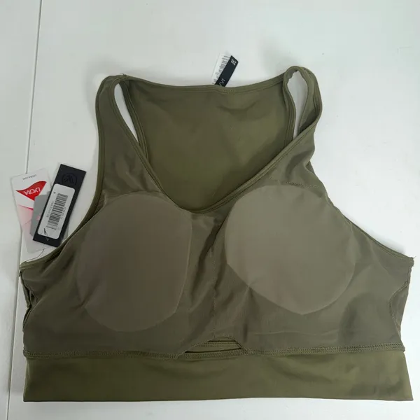 Savvi 2XL Solstice Bra Olive Green Sports Racerback Mesh Cutout F1-728-06-2X - Image 10