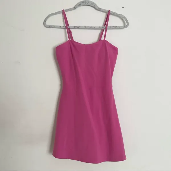 Alo Yoga Alosoft Courtside Tennis Dress Athletic Paradise Pink S - Image 2