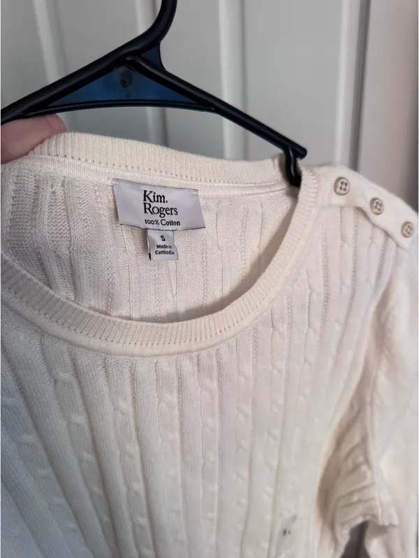 Cable Knit Sweater - Image 3