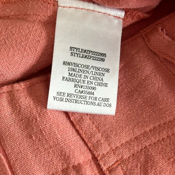 Z Supply Wide Leg Pants in Dusty Rose Pink - Image 6