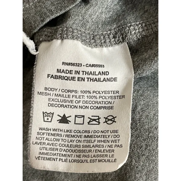 Nike Dri Fit Women's Gray Crossback Running Yoga Workout Athletic Tank Top Sz M - Image 7