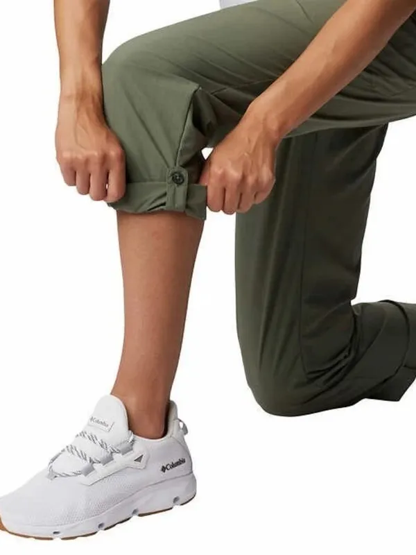 NWT Columbia Womens Size Large Tan Woodland Hills UPF 30 Roll Up Cargo Pants NEW - Image 4