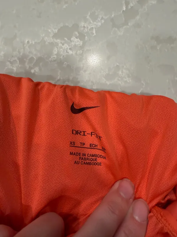 Nike High Wasted Running Shorts in Coral - Image 3