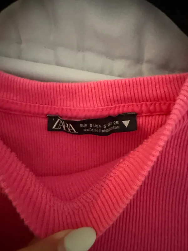 Pink Ruffle ZARA Top - Image 4