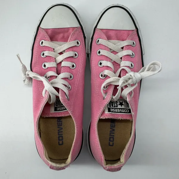 Converse Chuck Taylor Shoes 8 Pink Low Top Canvas Bella Swan Grunge Mall Goth - Image 5