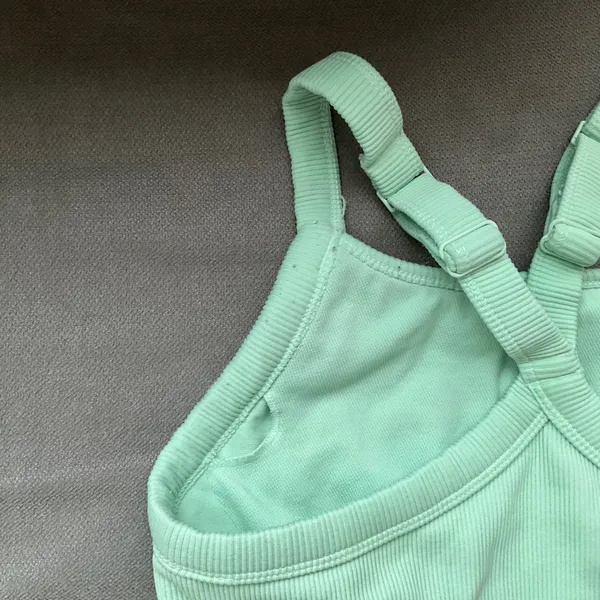 Alo Yoga Seamless Ribbed Favorite Bra Tank Spearmint XS - Image 5