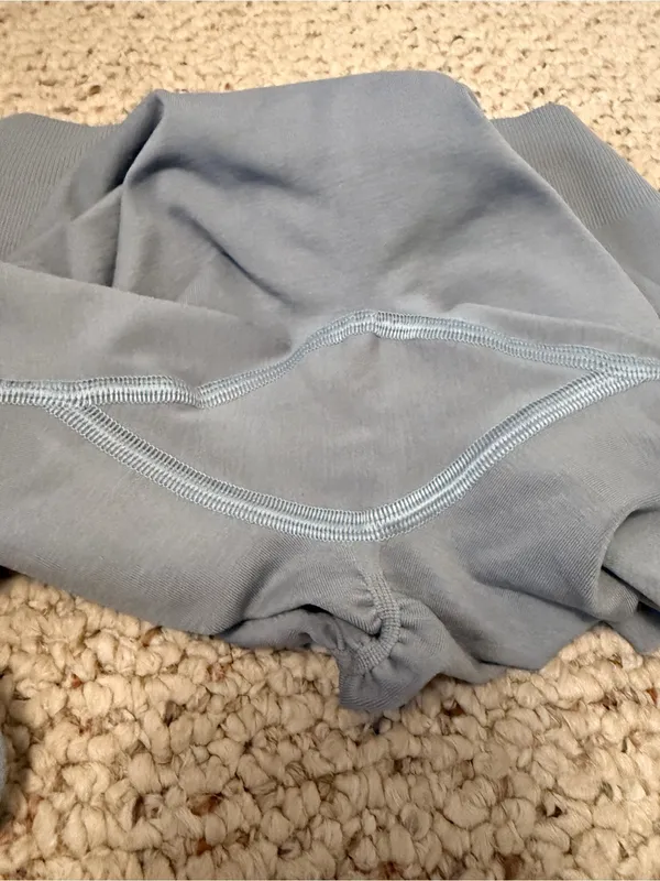 Alphalete Amplify‎ Leggings Small Blue Gray High Rise Scrunch Seamless - Image 7