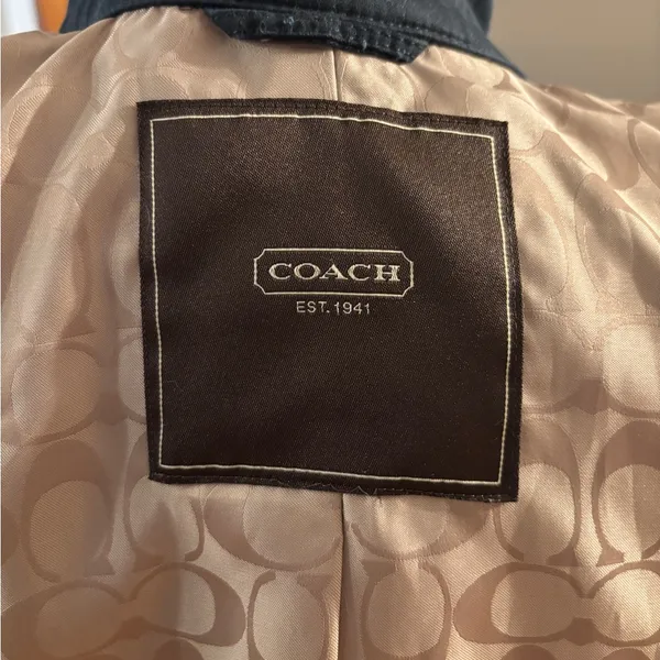 Coach Cotton Double Breasted Trench Coat - Image 13